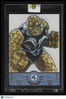 2026 Topps Finest Fantastic Four 65th Anniversary The Thing Sketch Card