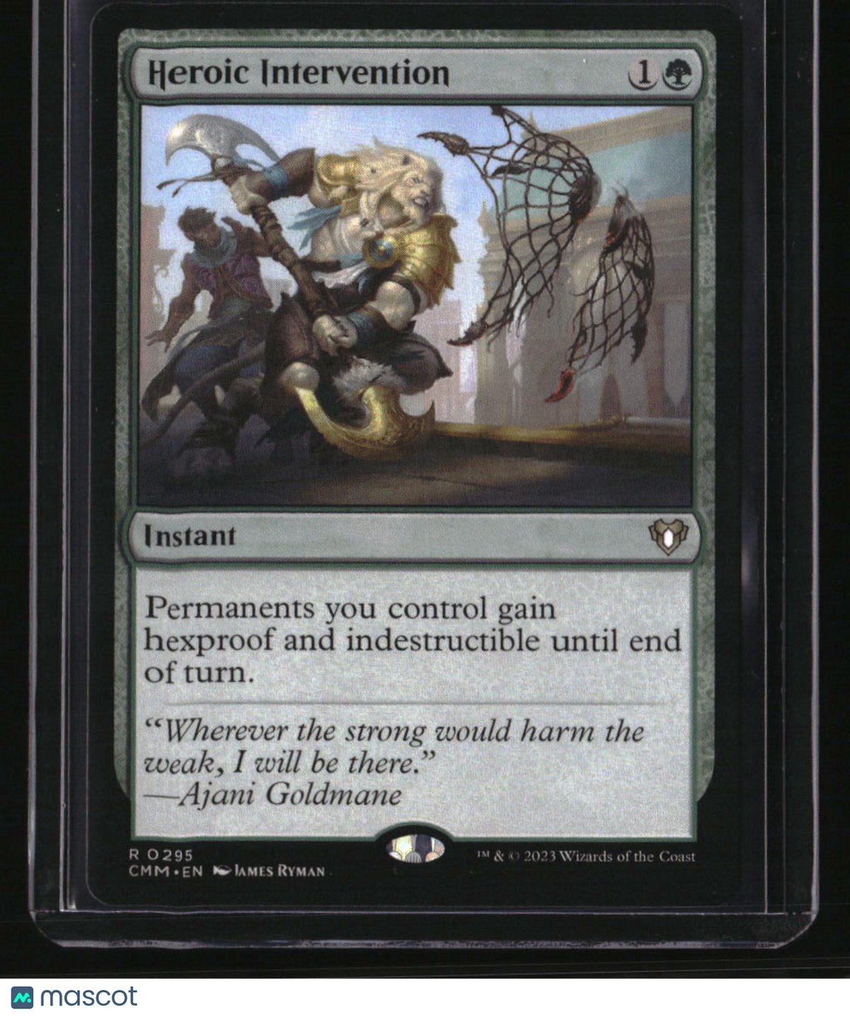 Commander Masters Heroic Intervention
