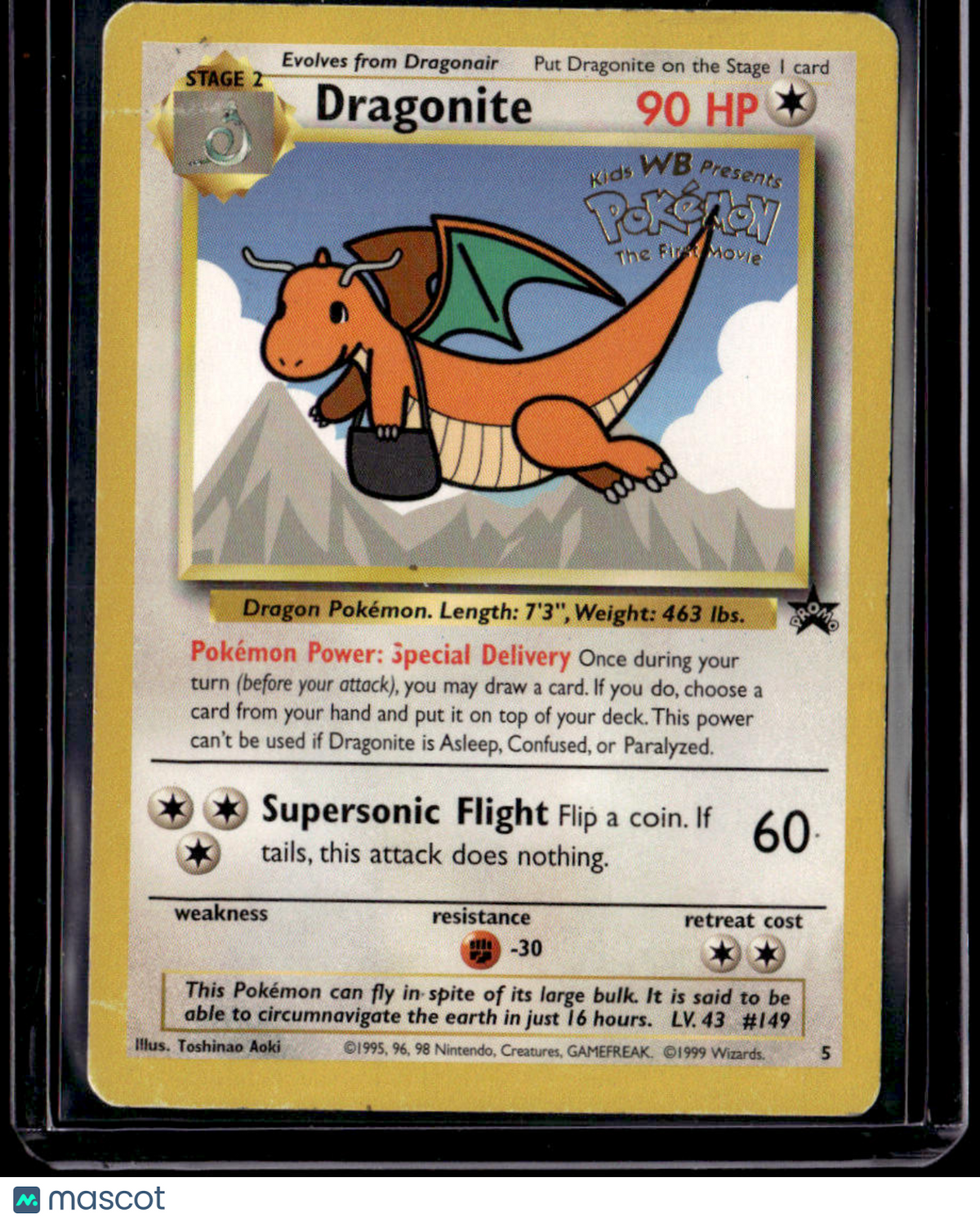 WoTC Promo Dragonite (Movie Promo)