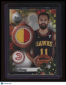 2025-26 Topps Holiday Trae Young Player Relics Red Glitter #/10