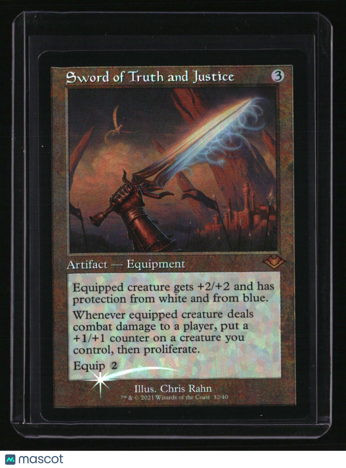 Modern Horizons Sword of Truth and Justice (Retro Frame) Foil