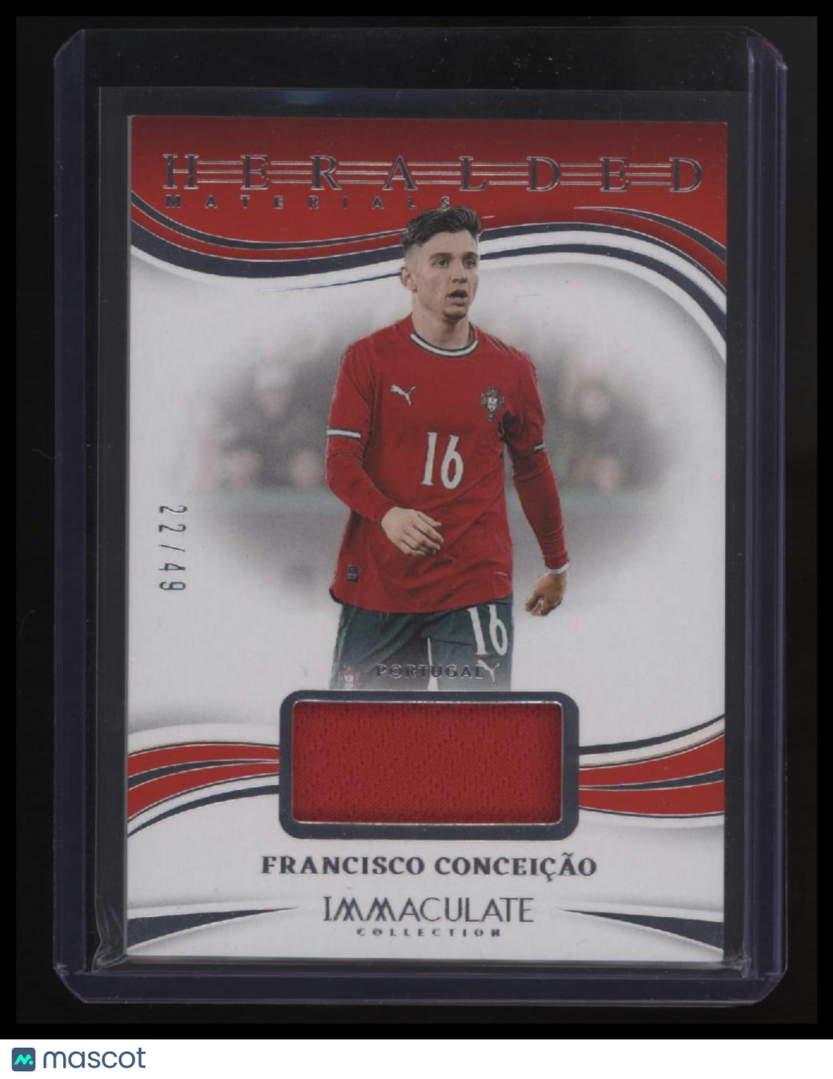 2024-25 Panini Immaculate Francisco Conceicao Heralded Materials Silver #/49
