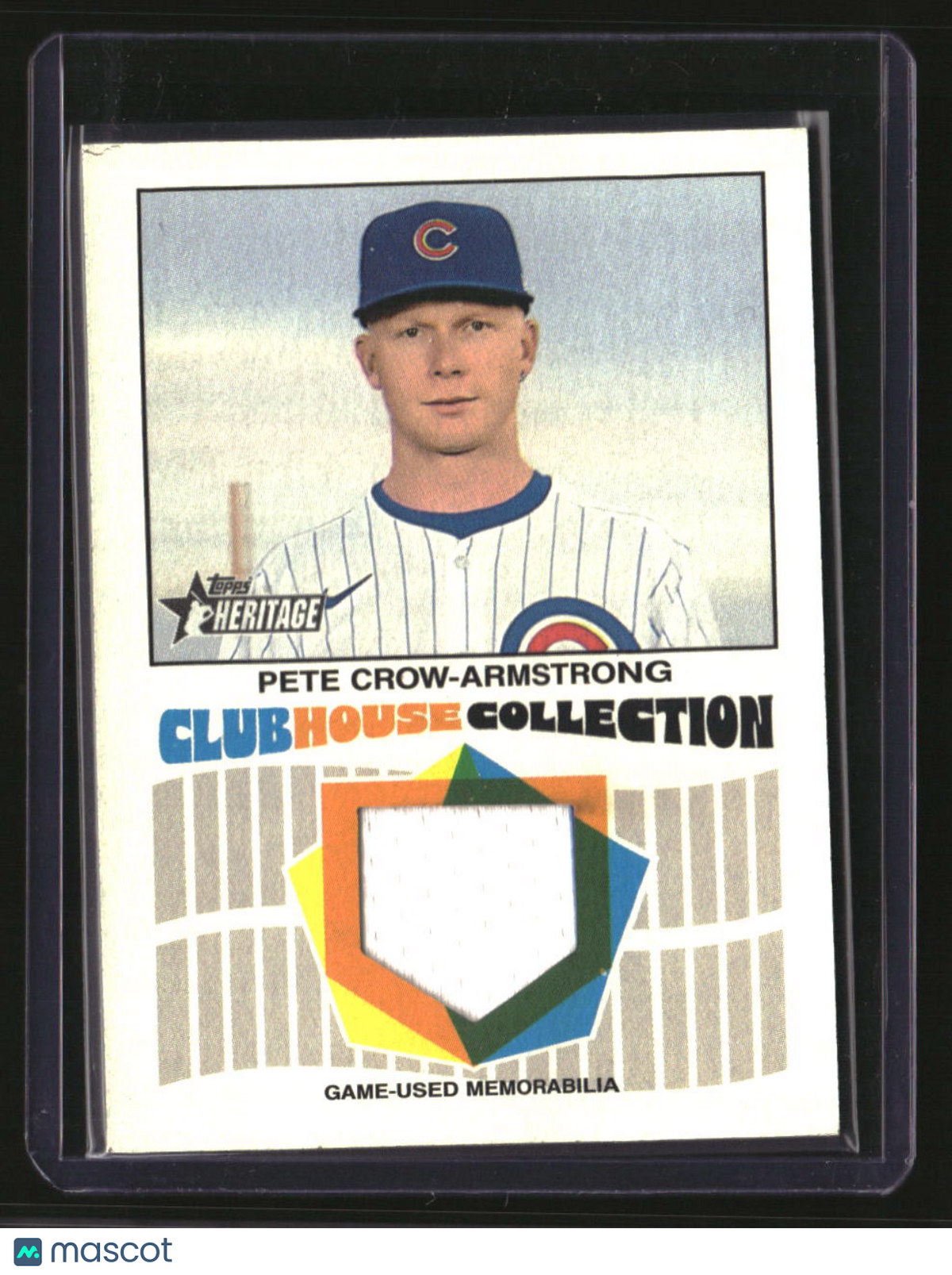2026 Topps Heritage Pete Crow-Armstrong Clubhouse Collection Relics