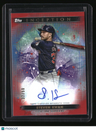 2024 Topps Inception Steven Kwan Rookie and Emerging Star Autographs Red #/50