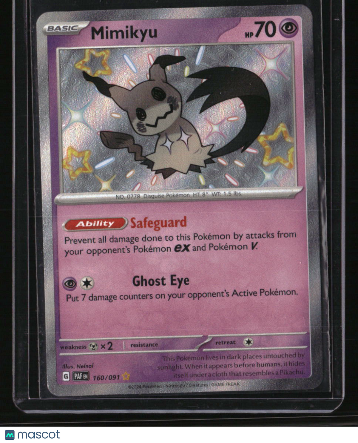 SV: Paldean Fates Mimikyu -160/091