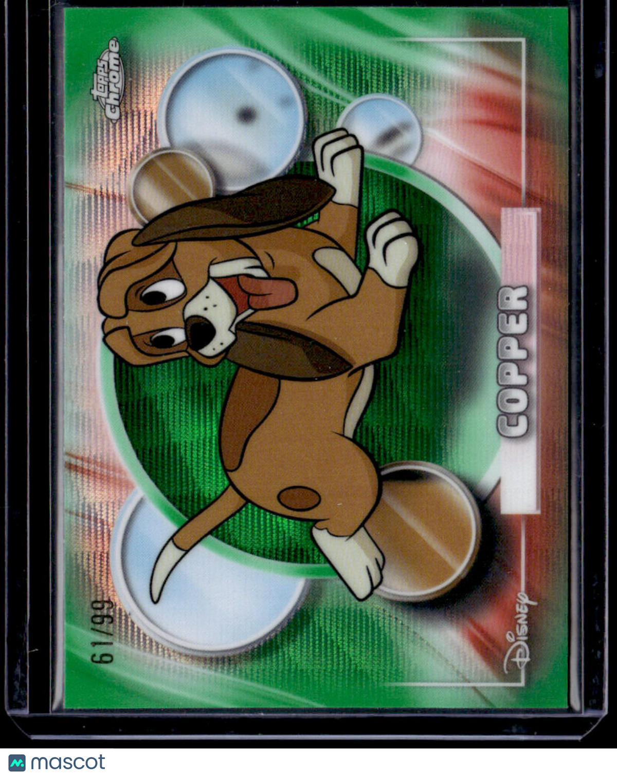 2026 Topps Chrome Disney Copper Green Wave Refractor /99