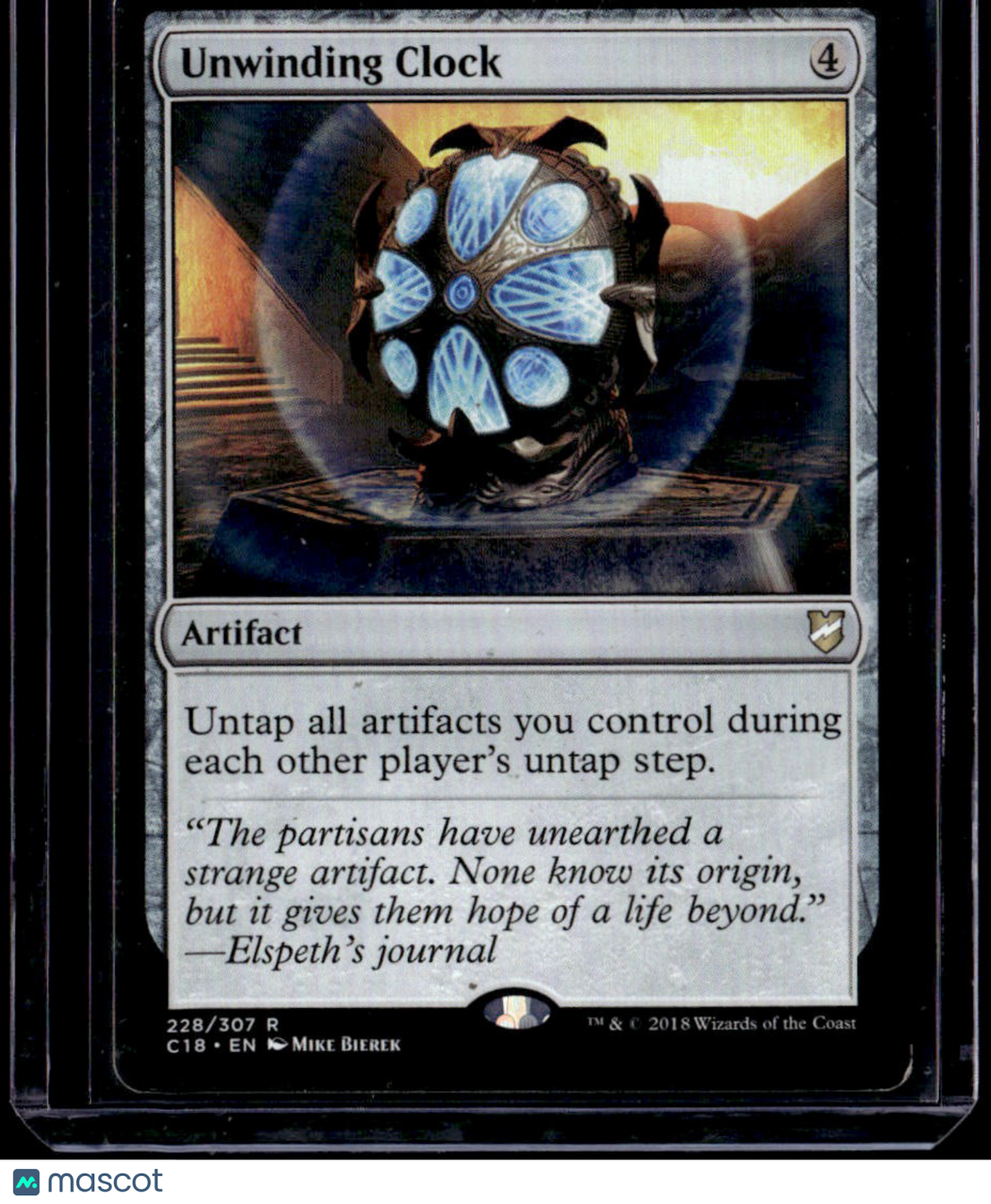 Commander 2018 Unwinding Clock