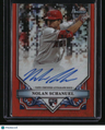 2024 Bowman Sterling Nolan Schanuel Rookie Autographs Orange Refractor #/75