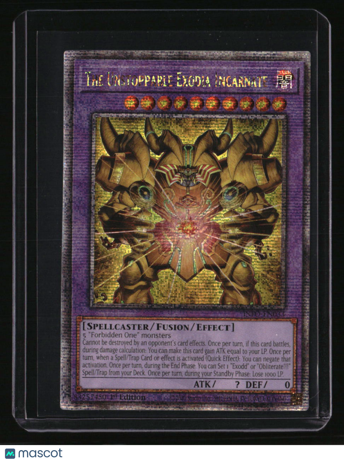 The Infinite Forbidden The Unstoppable Exodia Incarnate QCSR