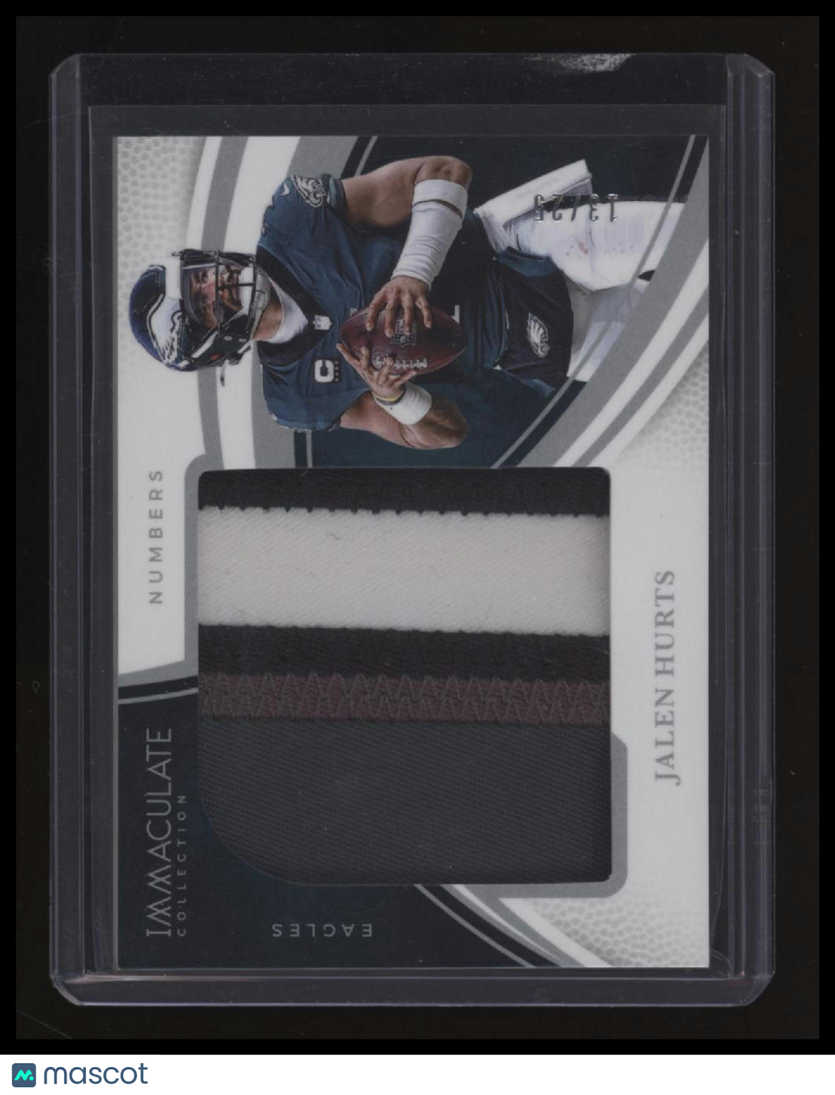 2024 Panini Immaculate Collection Jalen Hurts Immaculate Numbers #/25