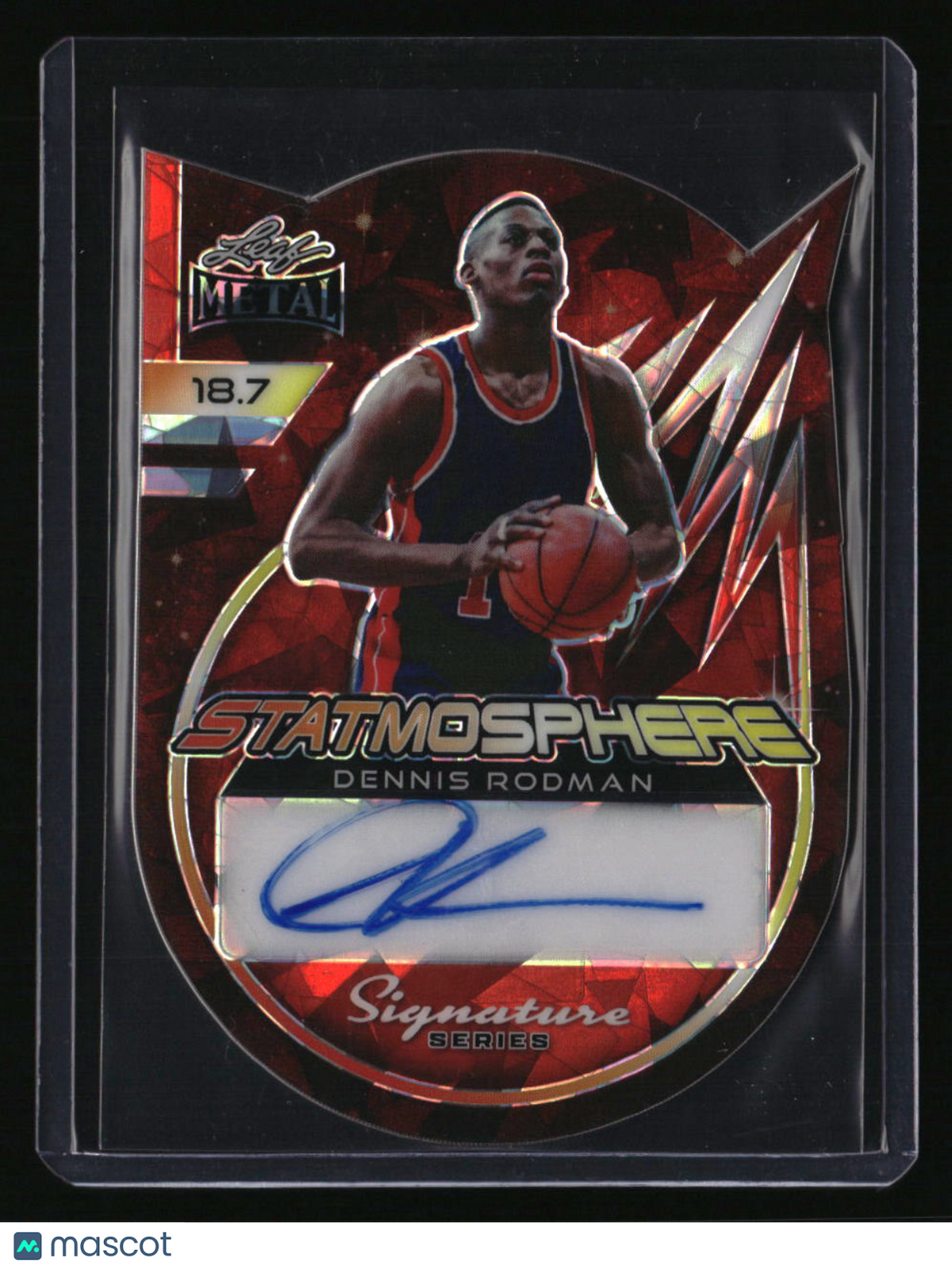 2024 Leaf Metal Dennis Rodman Statmosphere Auto 1/1