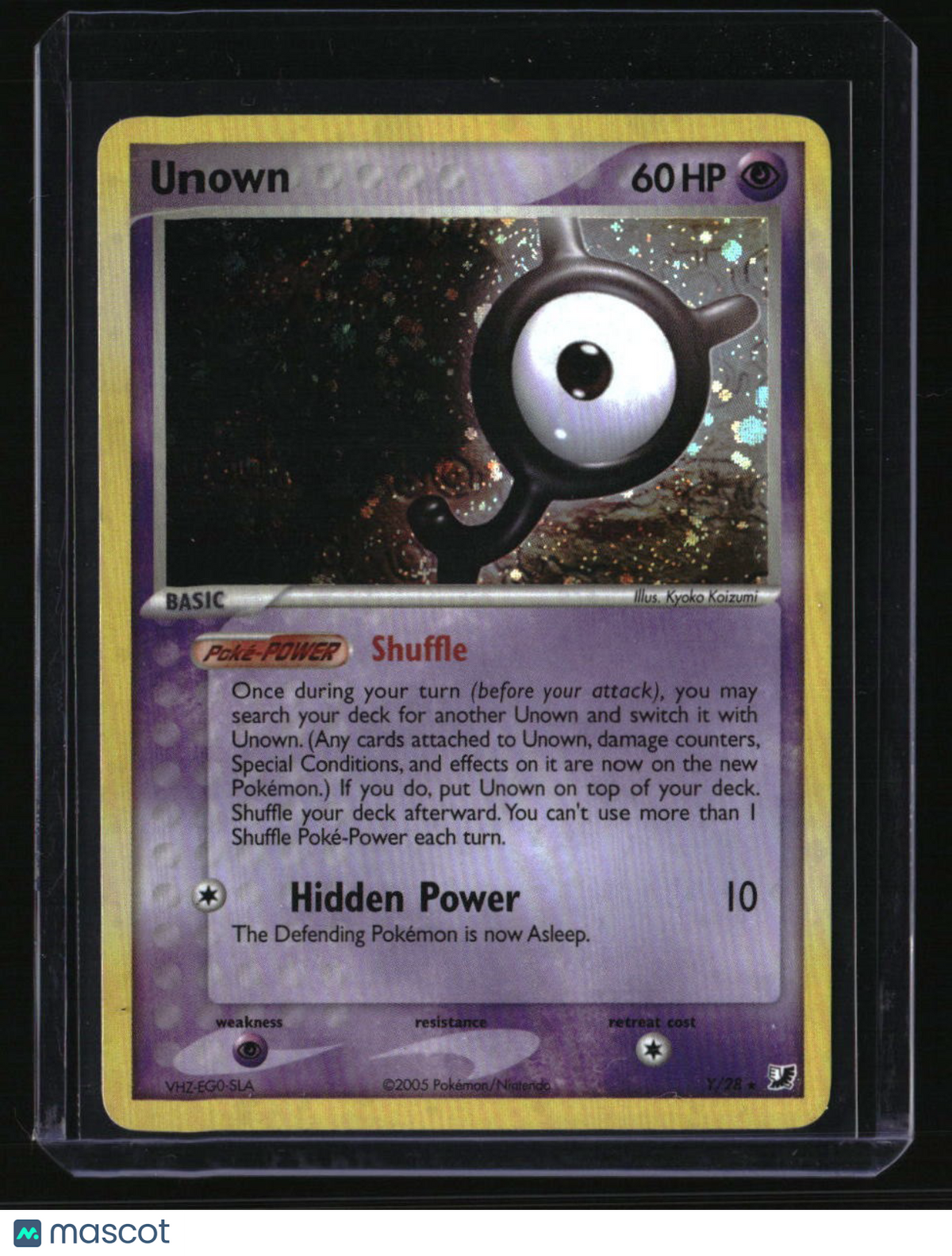 EX Unseen Forces Unown (Q)
