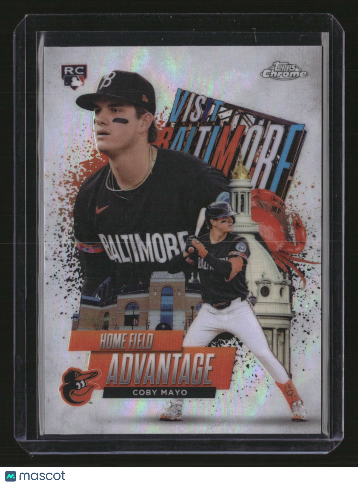 2025 Topps Chrome Coby Mayo Home Field Advantage