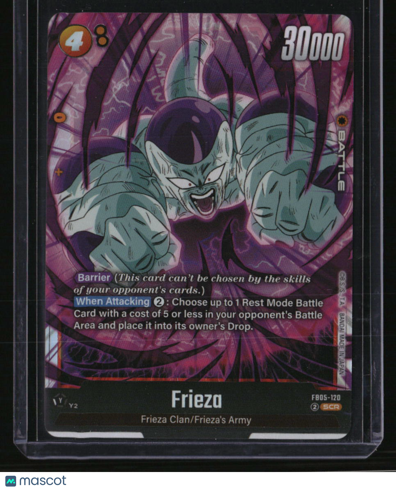 dragon ball super card game frieza Fusion World FB05-120 SCR Deck:Buckle Up (White-Blue) Feature_Anti-Microbial Unlock powerful combos Pokemon Trading Card Game