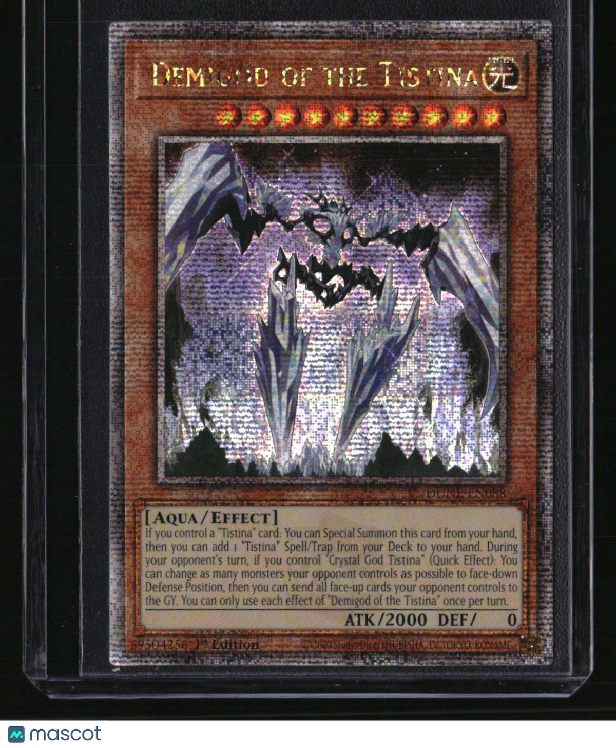 Duelist Nexus Demigod of the Tistina (Quarter Century Secret Rare)