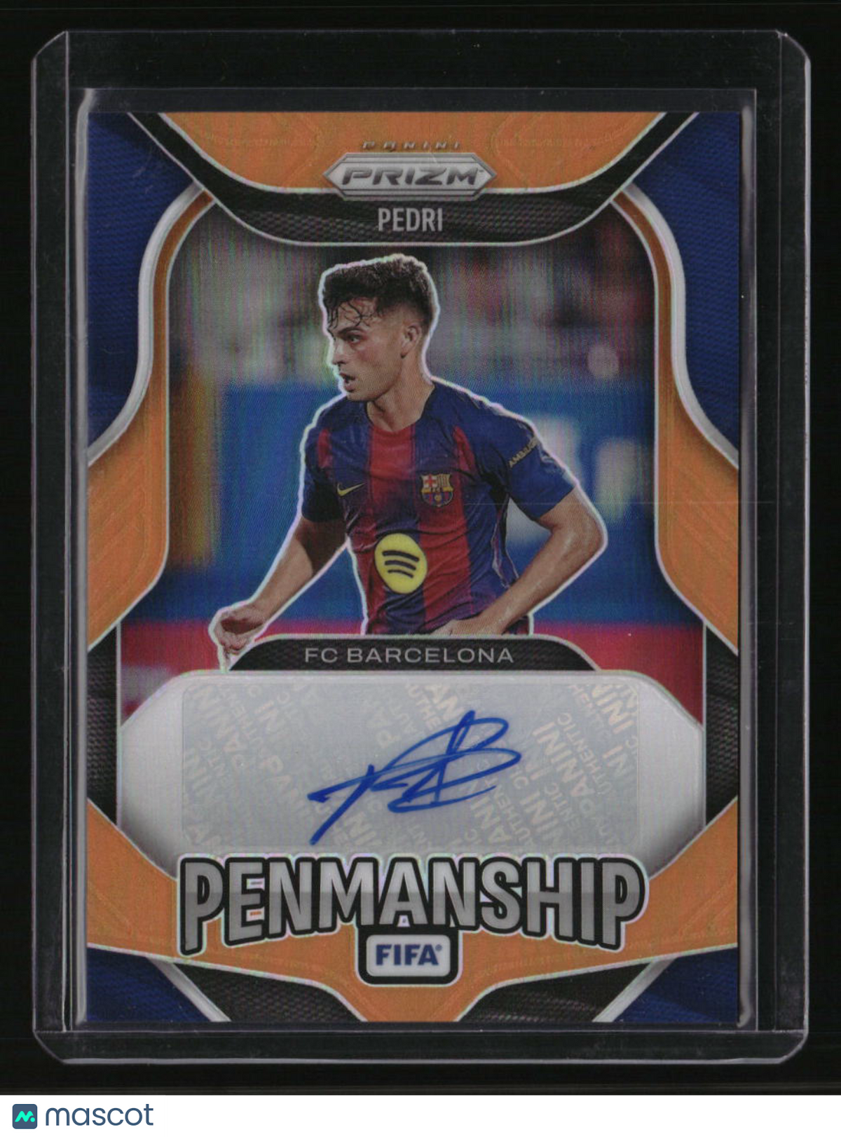 2025-26 Panini Prizm FIFA Soccer Pedri Penmanship #/49
