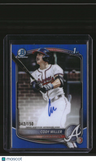 2025 Bowman Draft Cody Miller Chrome Prospect Autographs Blue Refractor #/150