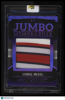 2025 Leaf In The Game Used - Jumbo Memorabilia Purple Holo Lionel Messi #/5