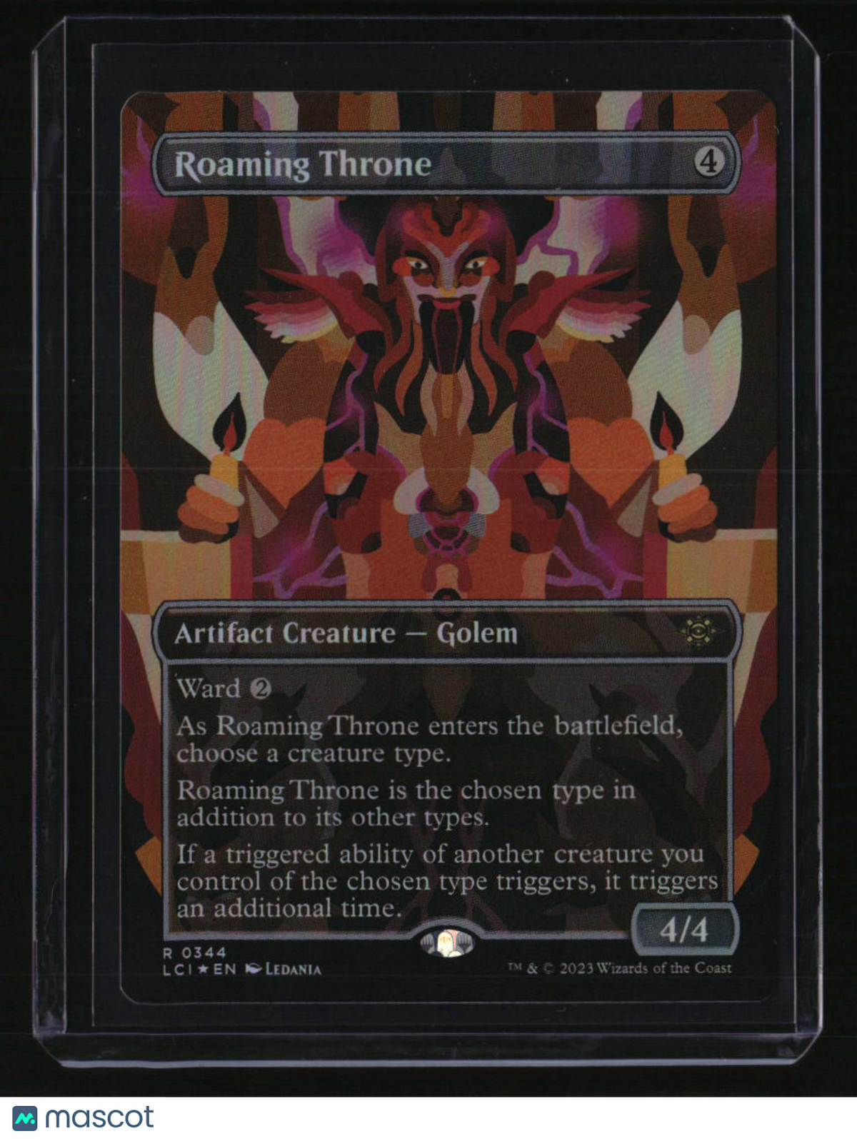 The Lost Caverns of Ixalan Roaming Throne (Borderless) Foil