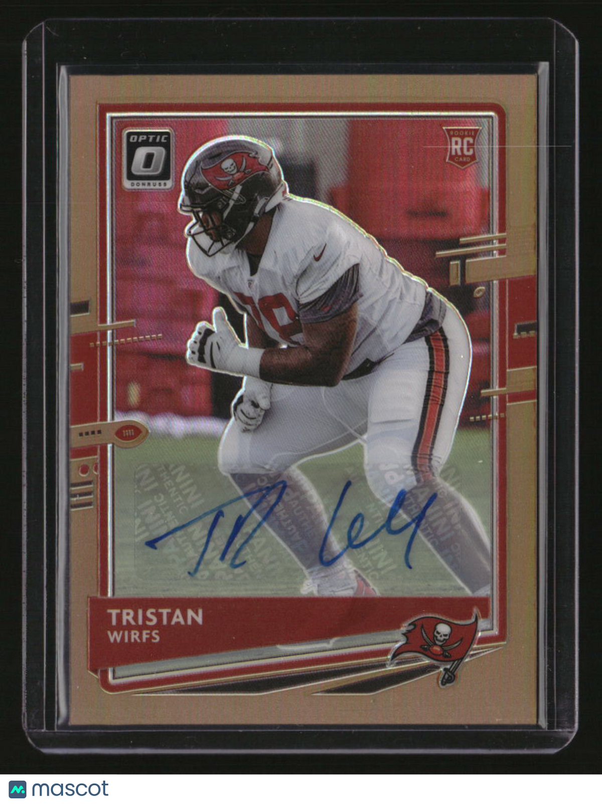 2020 Donruss Optic Tristan Wirfs Rookies Autographs Bronze