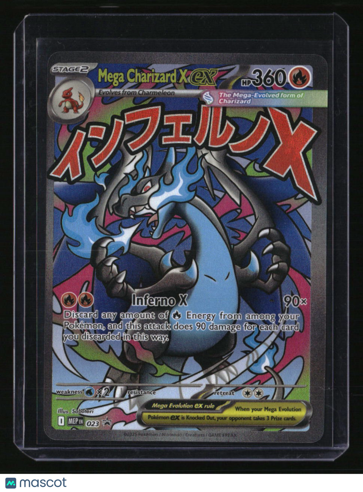 ME: Mega Evolution Promo Mega Charizard X ex
