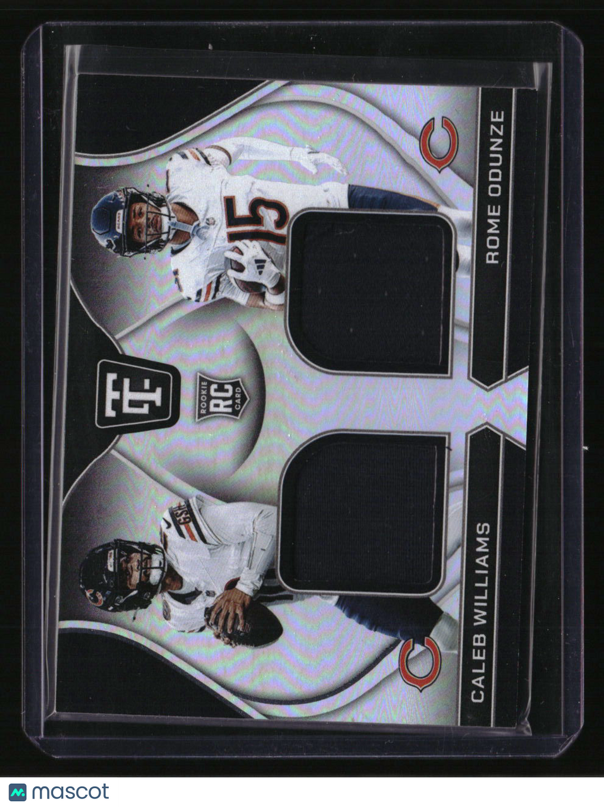2024 Panini Totally Certified Caleb Williams/Rome Odunze Rookie Dual Swatches