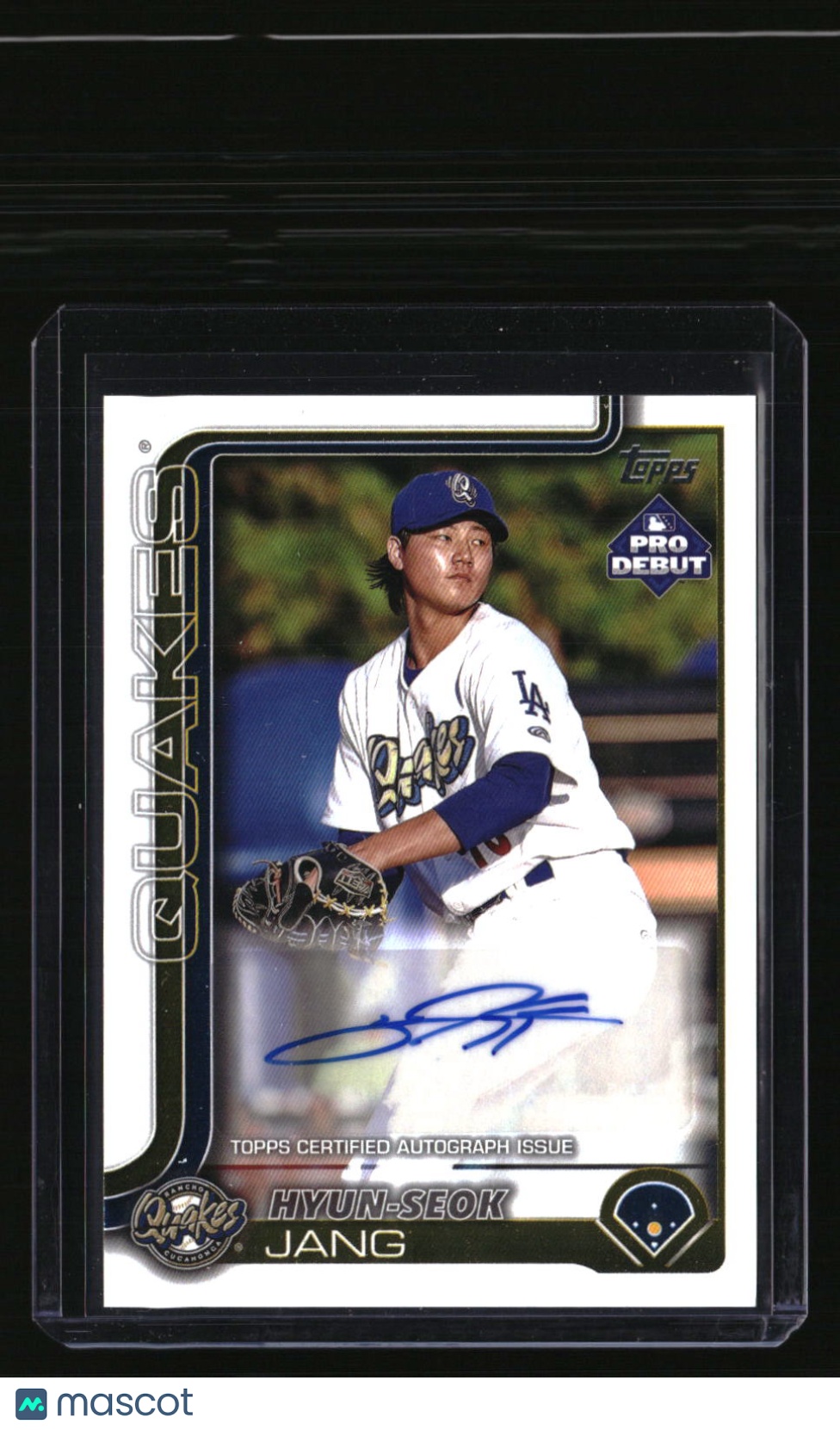 2025 Topps Pro Debut Hyun-Seok Jang Base Autographs