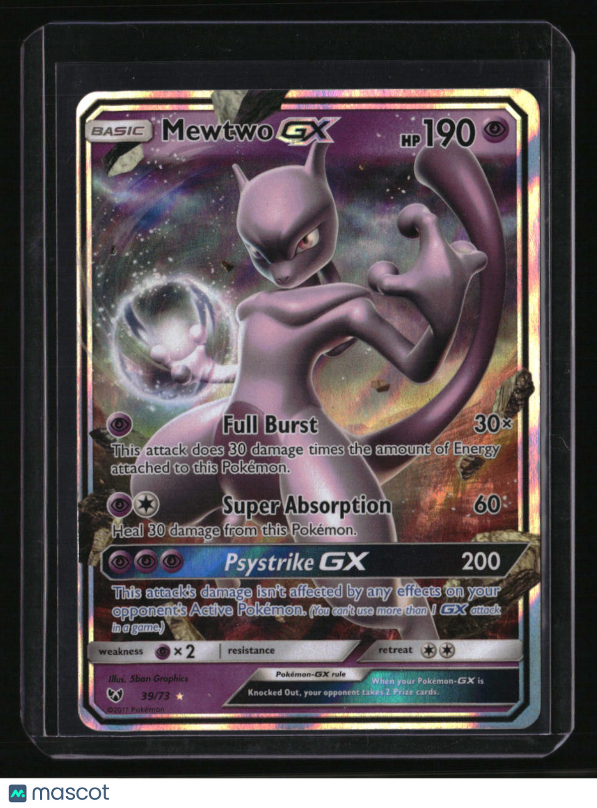 Shining Legends Mewtwo GX