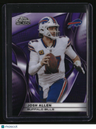 2025 Topps Chrome Black Josh Allen Purple Refractor #/75