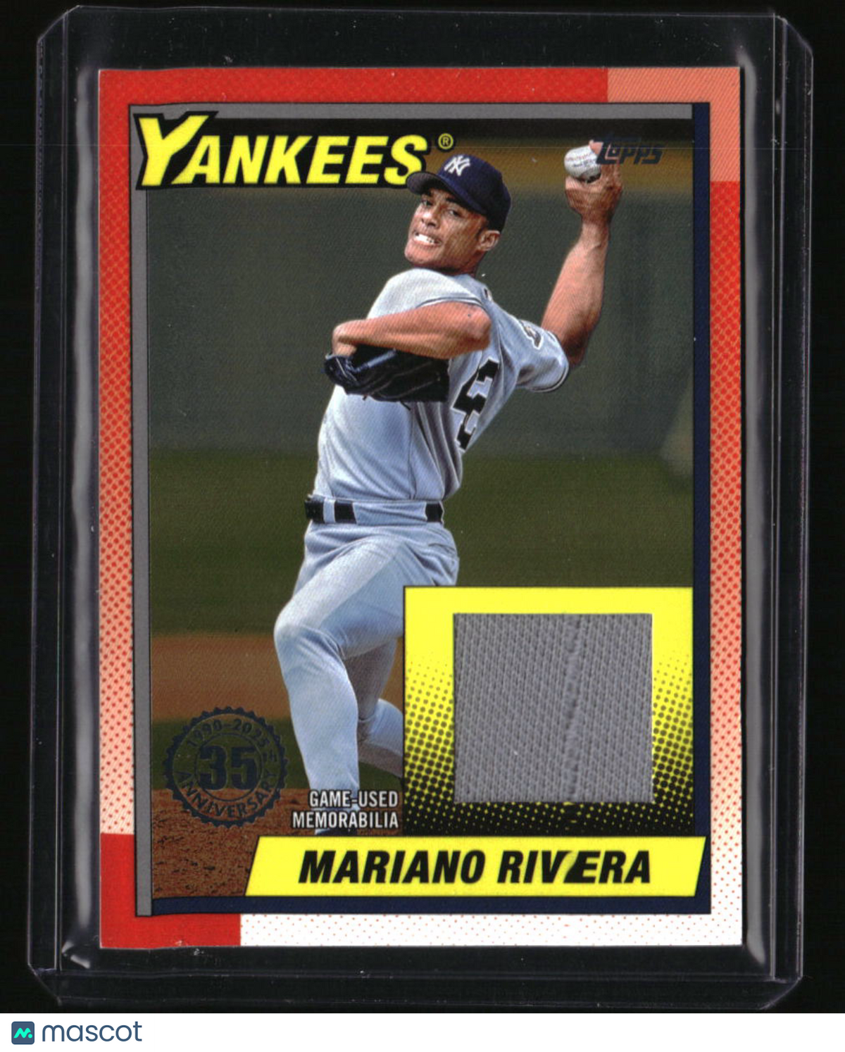 2025 Topps Mariano Rivera 35th Anniversary Relics Gold (Series One) #/50