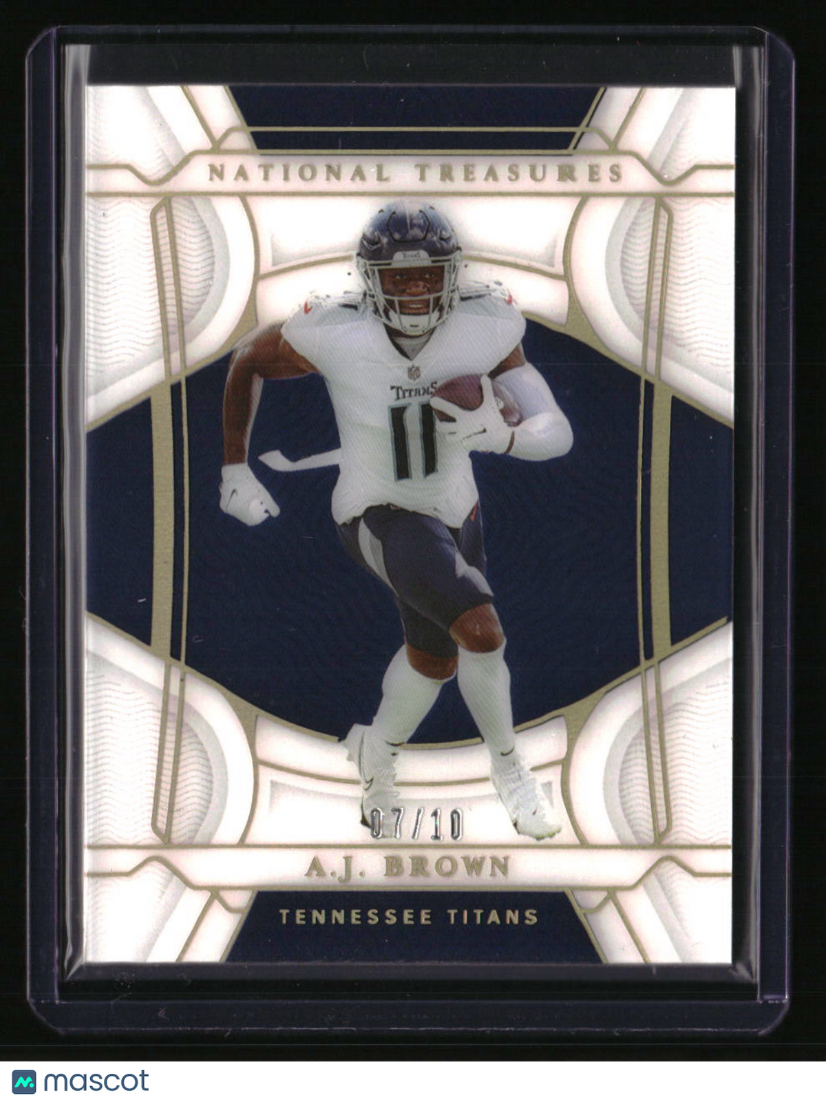 2021 Panini National Treasures A.J. Brown Holo Gold #/10