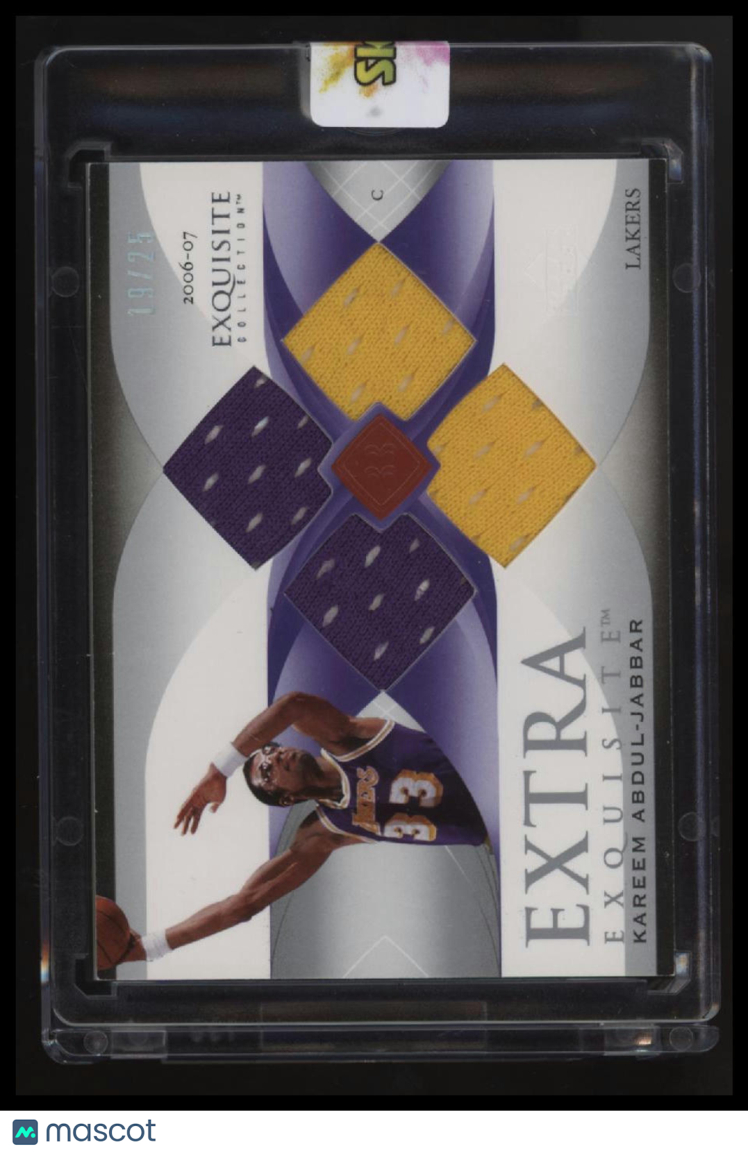 2006-07 Upper Deck Exquisite Collection Magic Johnson Extra Exquisite #/25