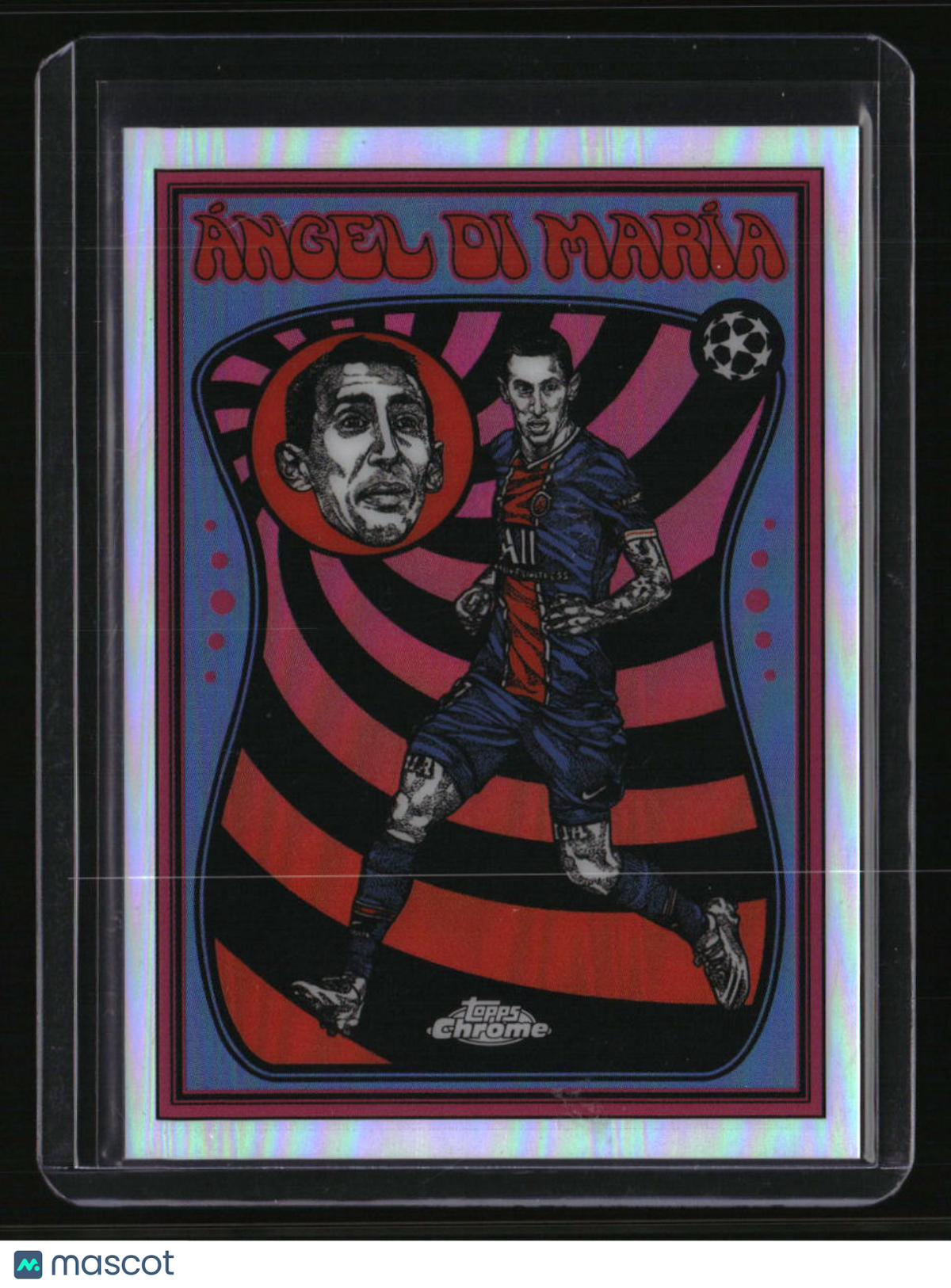 2025-26 Topps Chrome UEFA Club Competitions Ángel Di María Ultra Violet