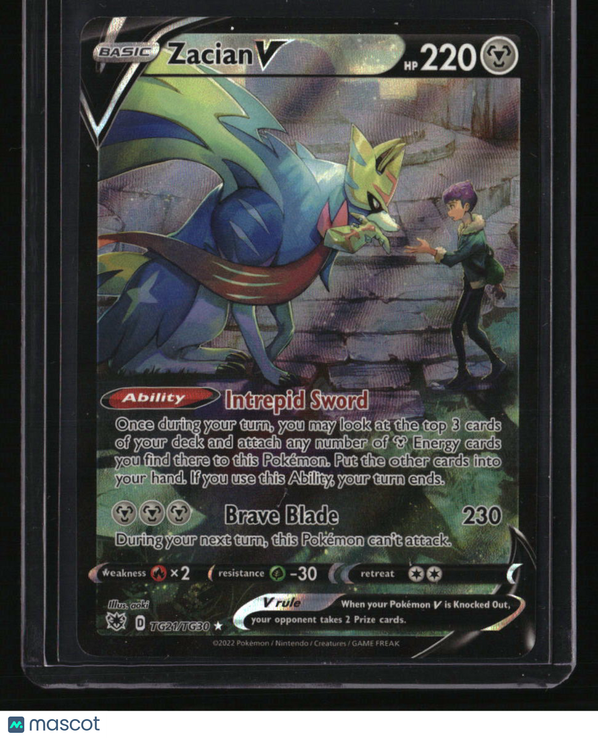 SWSH10: Astral Radiance Trainer Gallery Zacian V