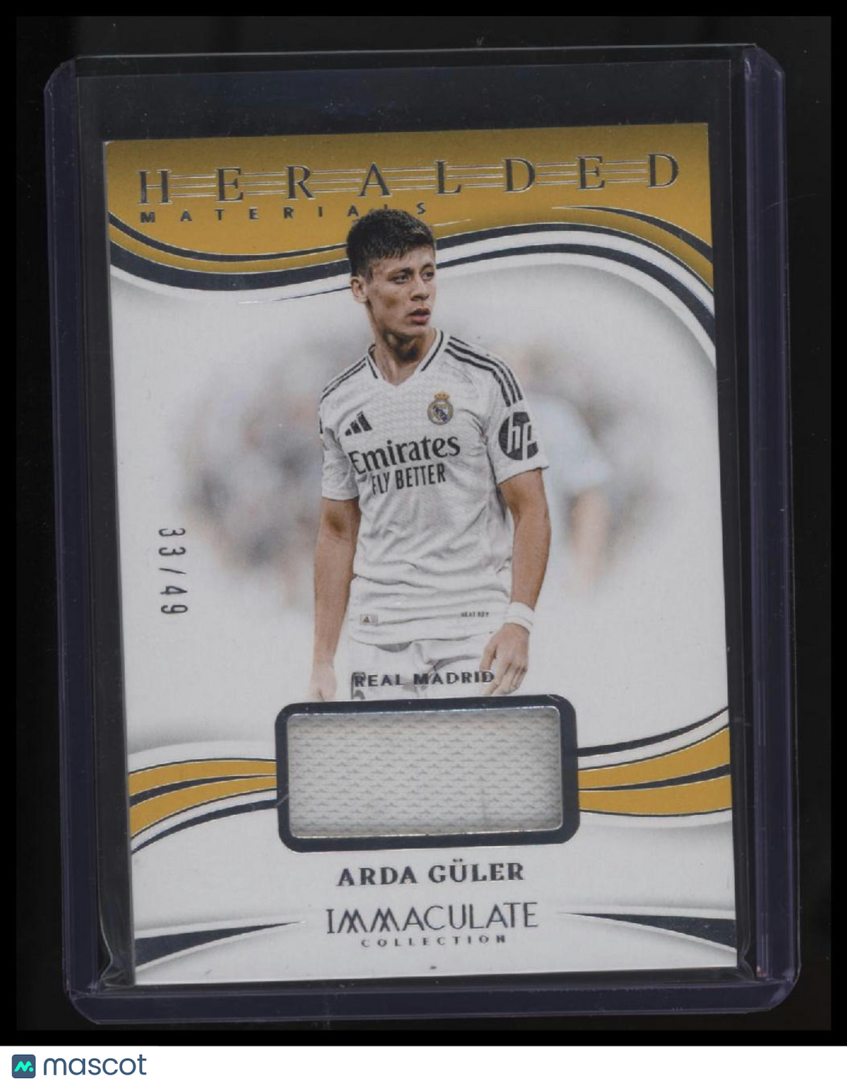 2024-25 Panini Immaculate Collection Arda Guler Heralded Materials Silver #/49