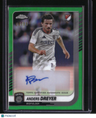 2025 Topps Chrome MLS Anders Dreyer Chrome Autographs Green Refractor #/99