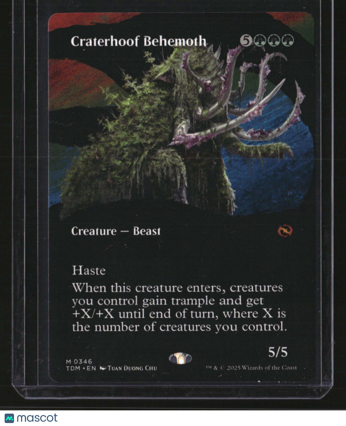 Tarkir: Dragonstorm Craterhoof Behemoth (Borderless)