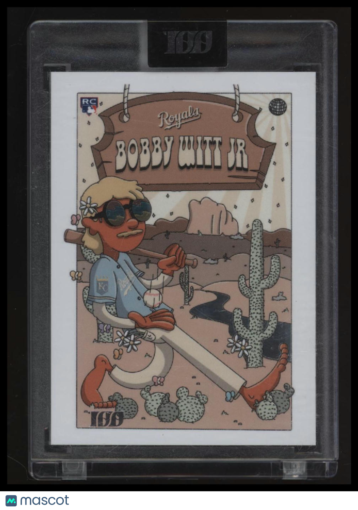 2022-23 Topps Project 100 Bobby Witt Jr. Silver Foil Stamped Logo #/299