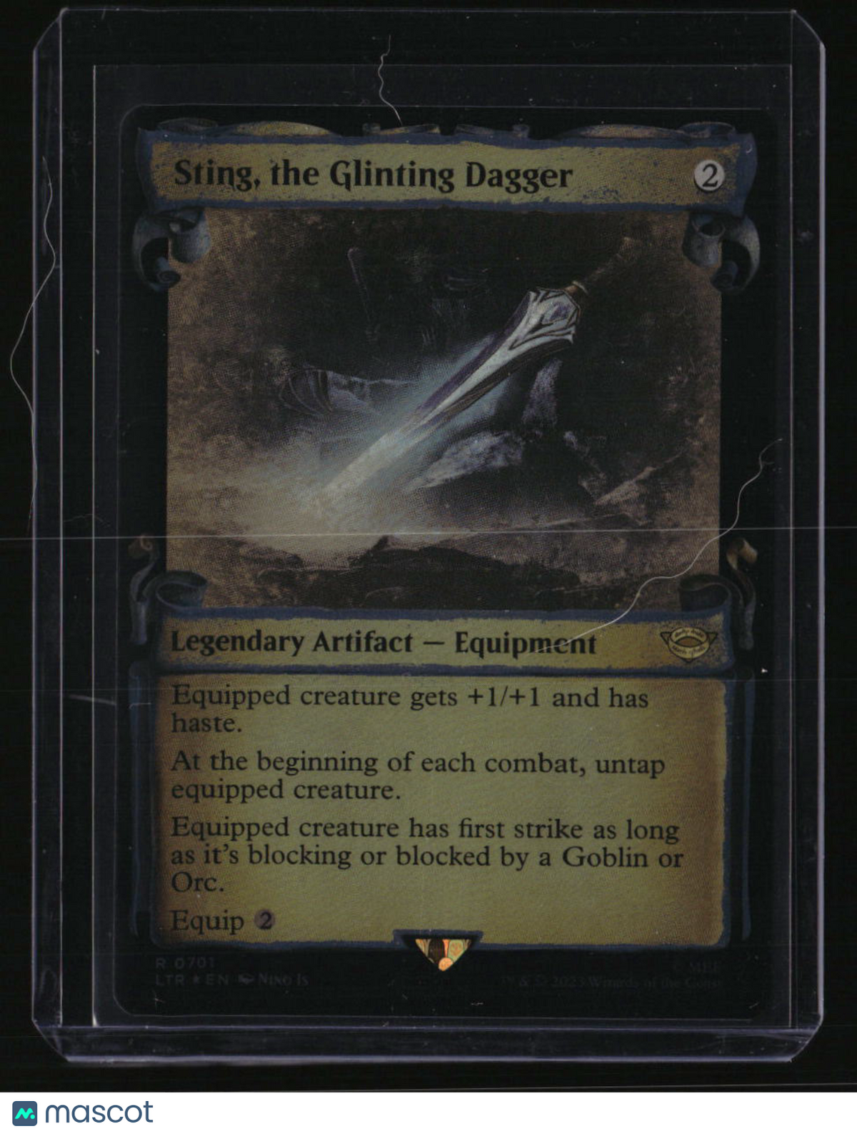 The Lord of the Rings: Sting, the Glinting Dagger (Showcase Scrolls) Foil