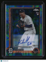 2025 Topps Chrome Update Keider Montero Rookie Lava Lamp Auto Blue/Green #/175