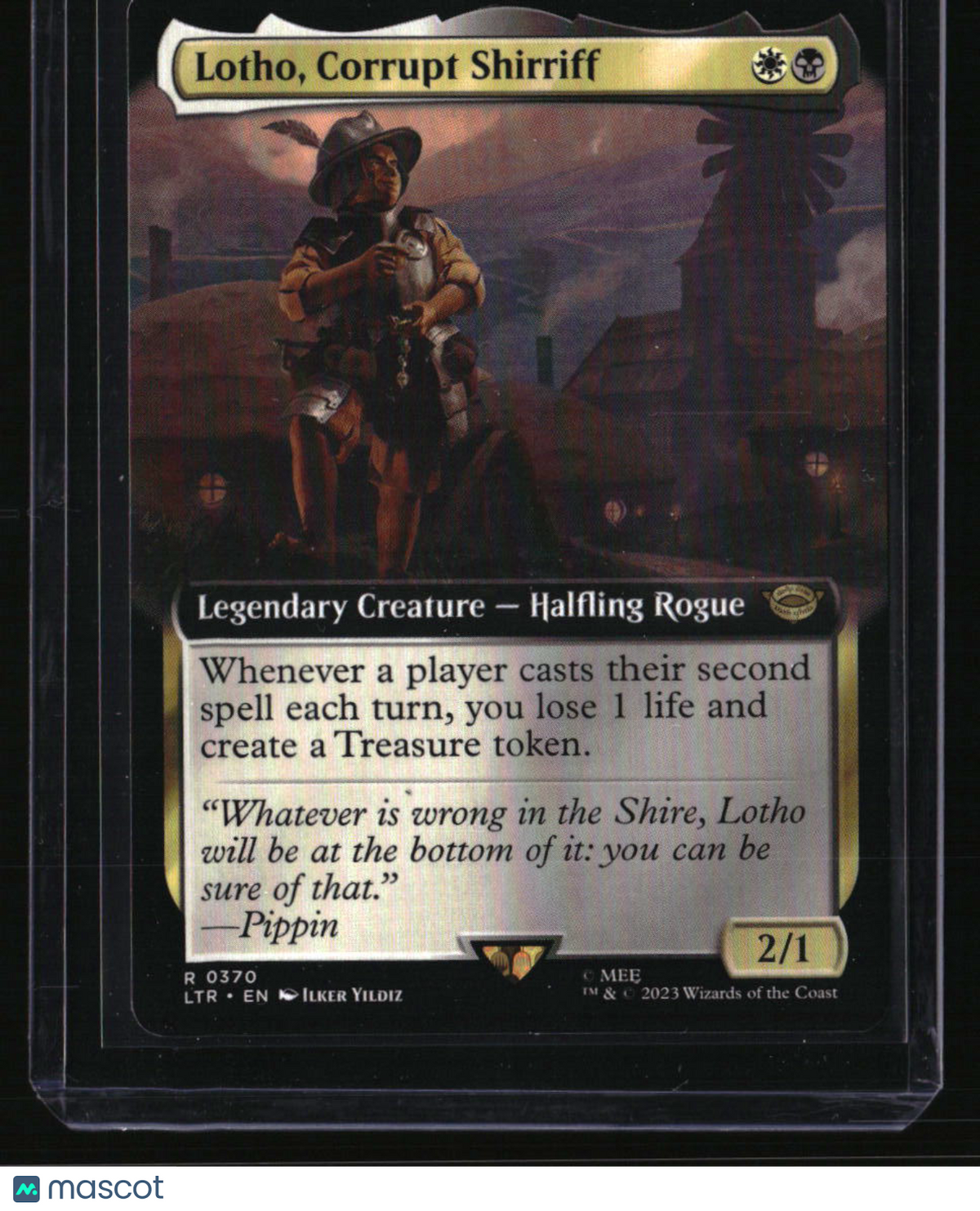 Universes Beyond: The Lord of the Rings: Lotho, Corrupt Shirriff (Extended Art)