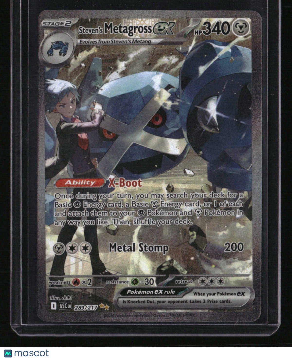 ME: Ascended Heroes Steven's Metagross ex