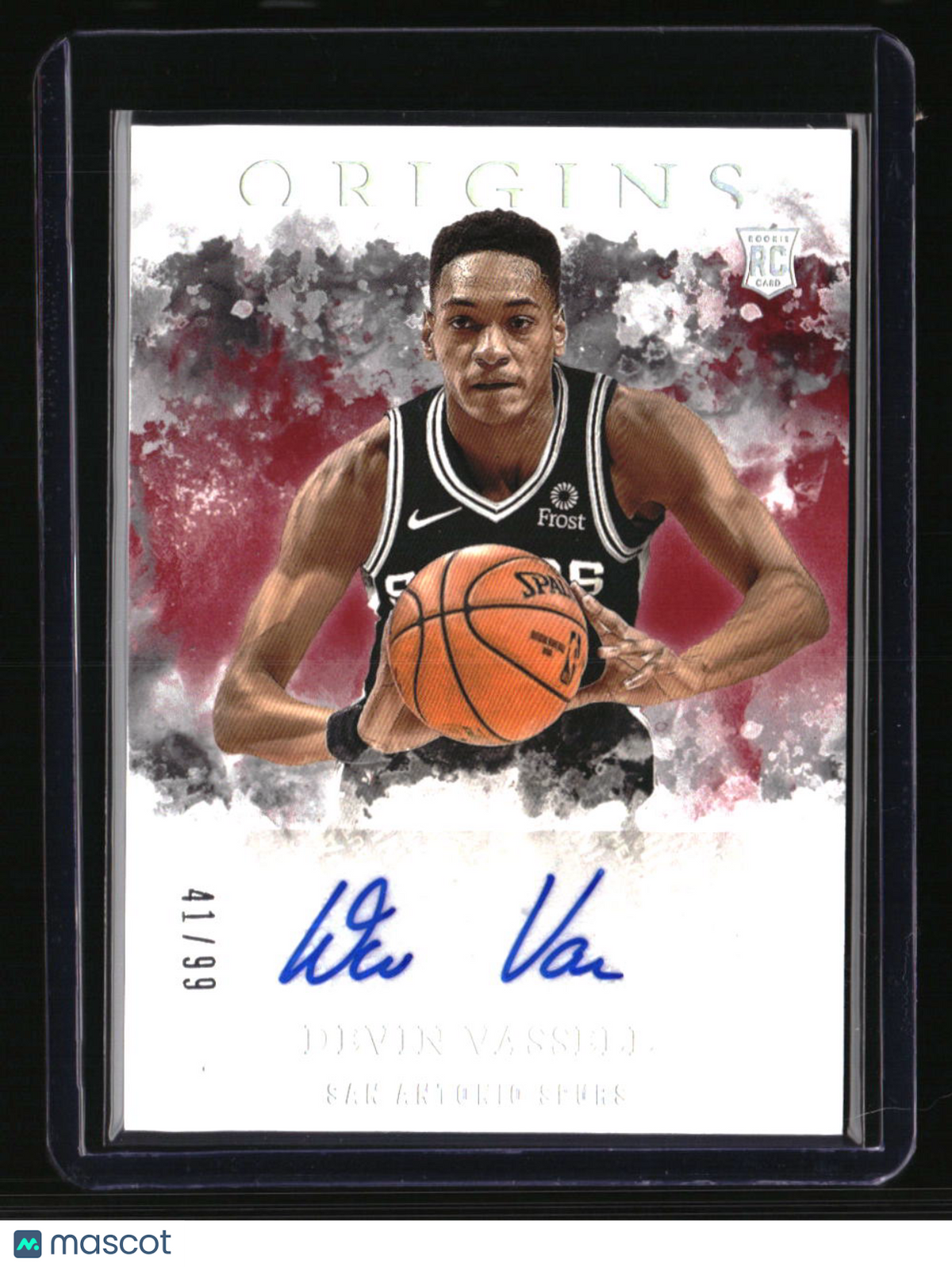 2020-21 Panini Origins Devin Vassell Rookie Autographs Red #/99