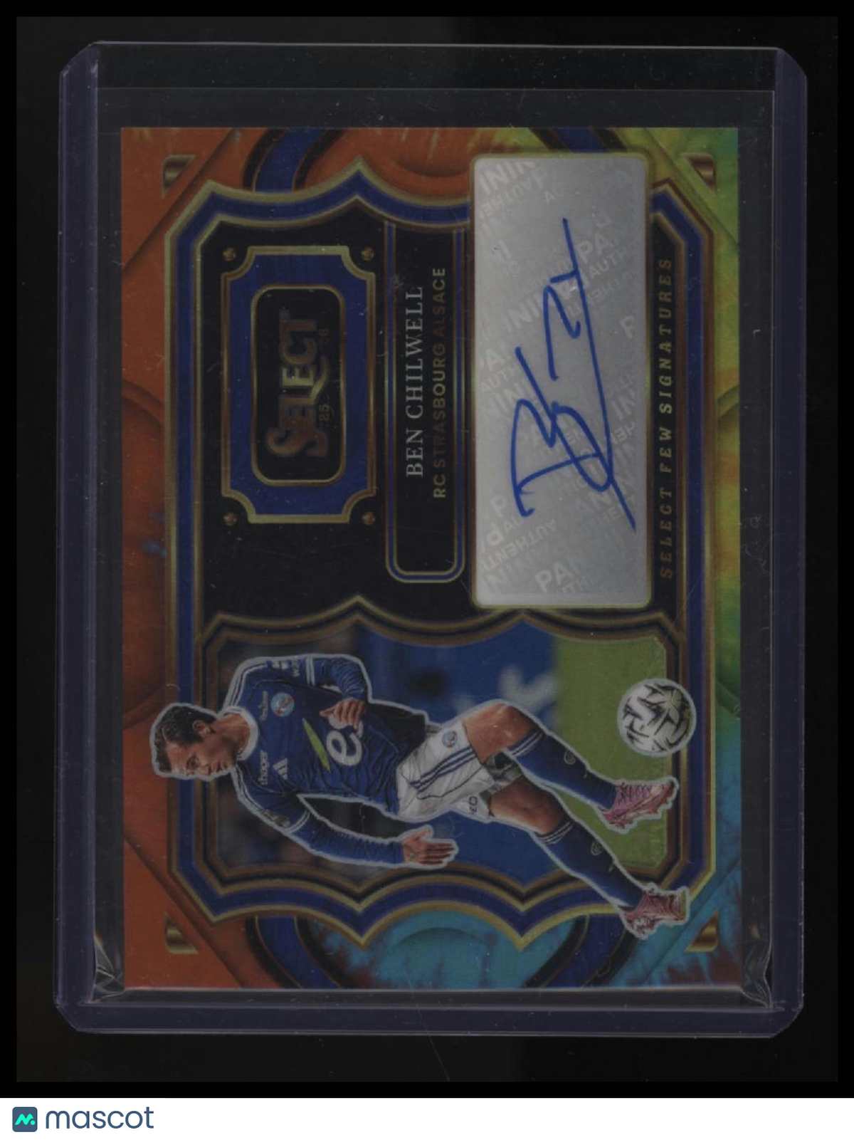 2025-26 Panini Select Ligue 1 Ben Chilwell Select Few Signatures Tie-Dye #/25