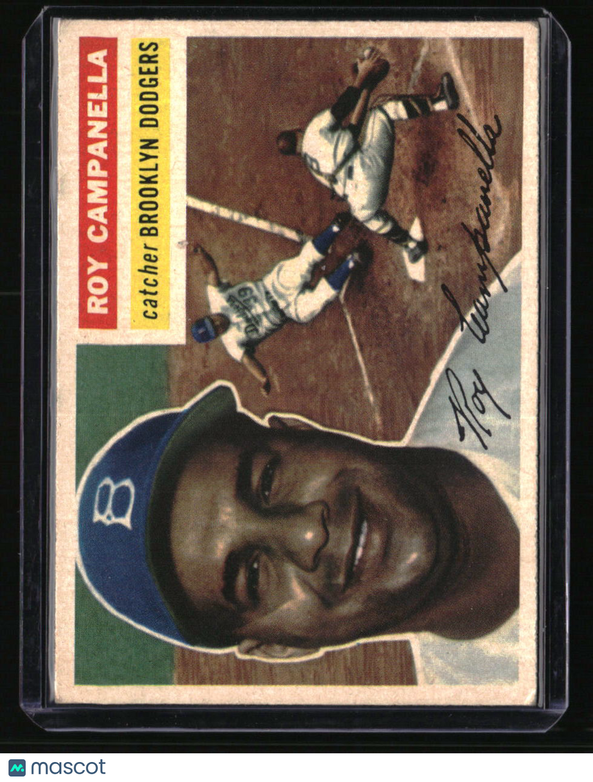 1956 Topps Roy Campanella Grey Back