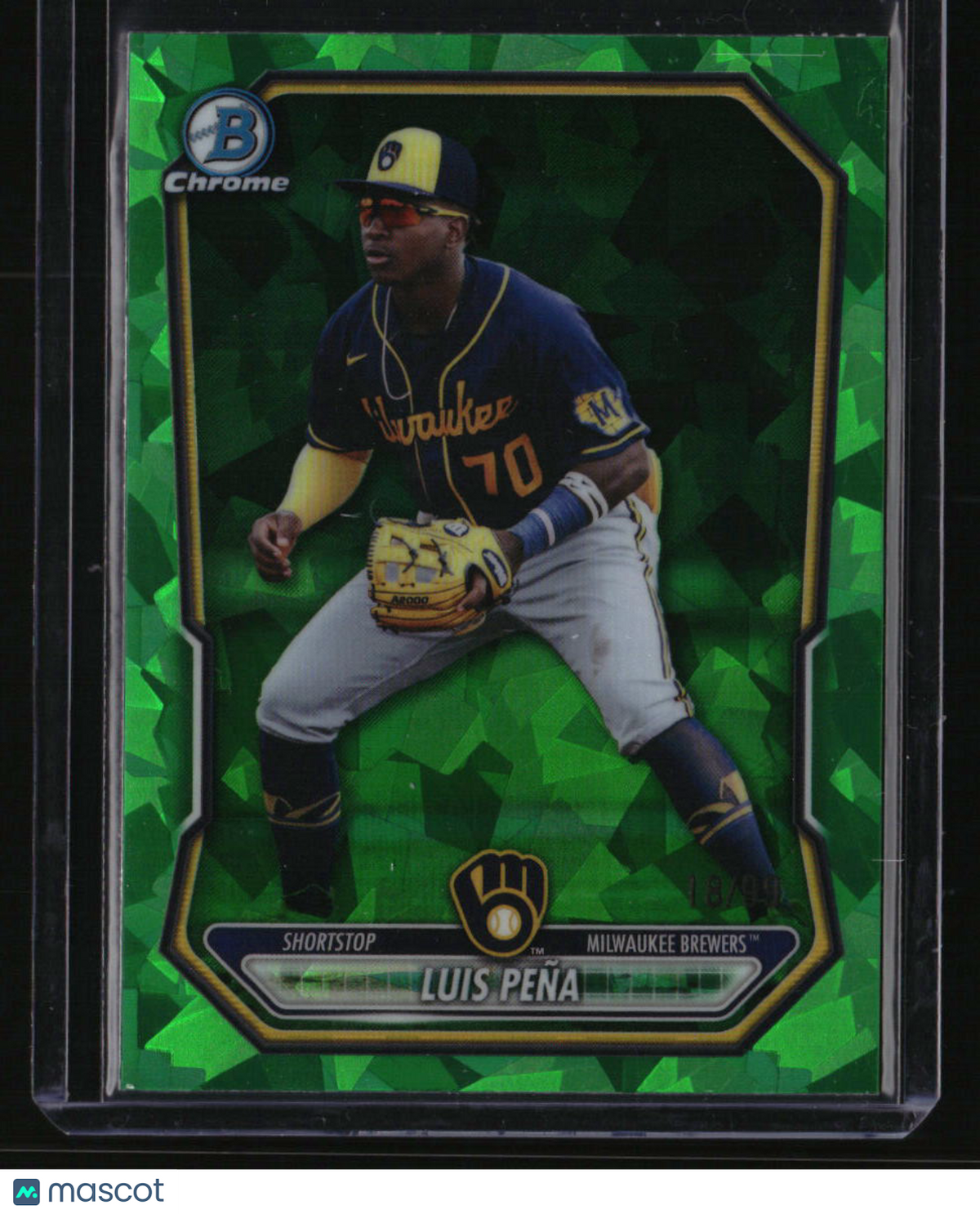 2026 Bowman Sapphire Edition Luis Pena Green #/99