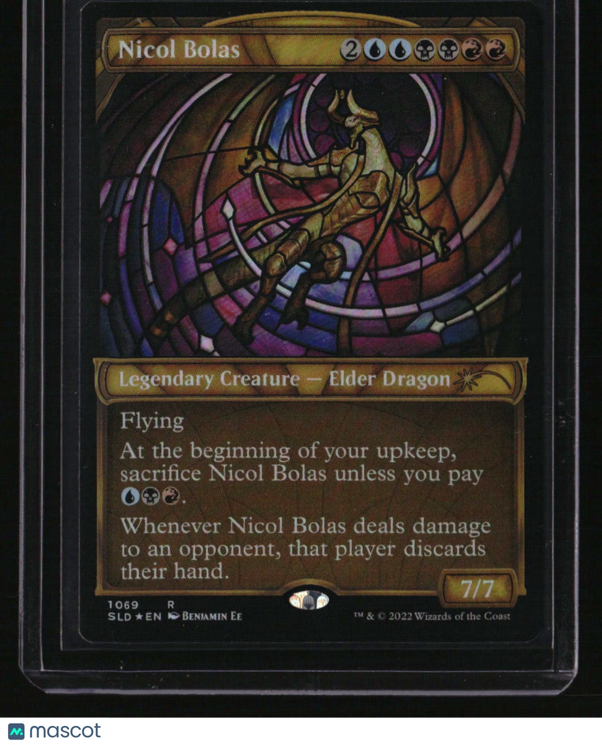 Secret Lair Drop Series Nicol Bolas (Stained Glass) (Textured Foil)