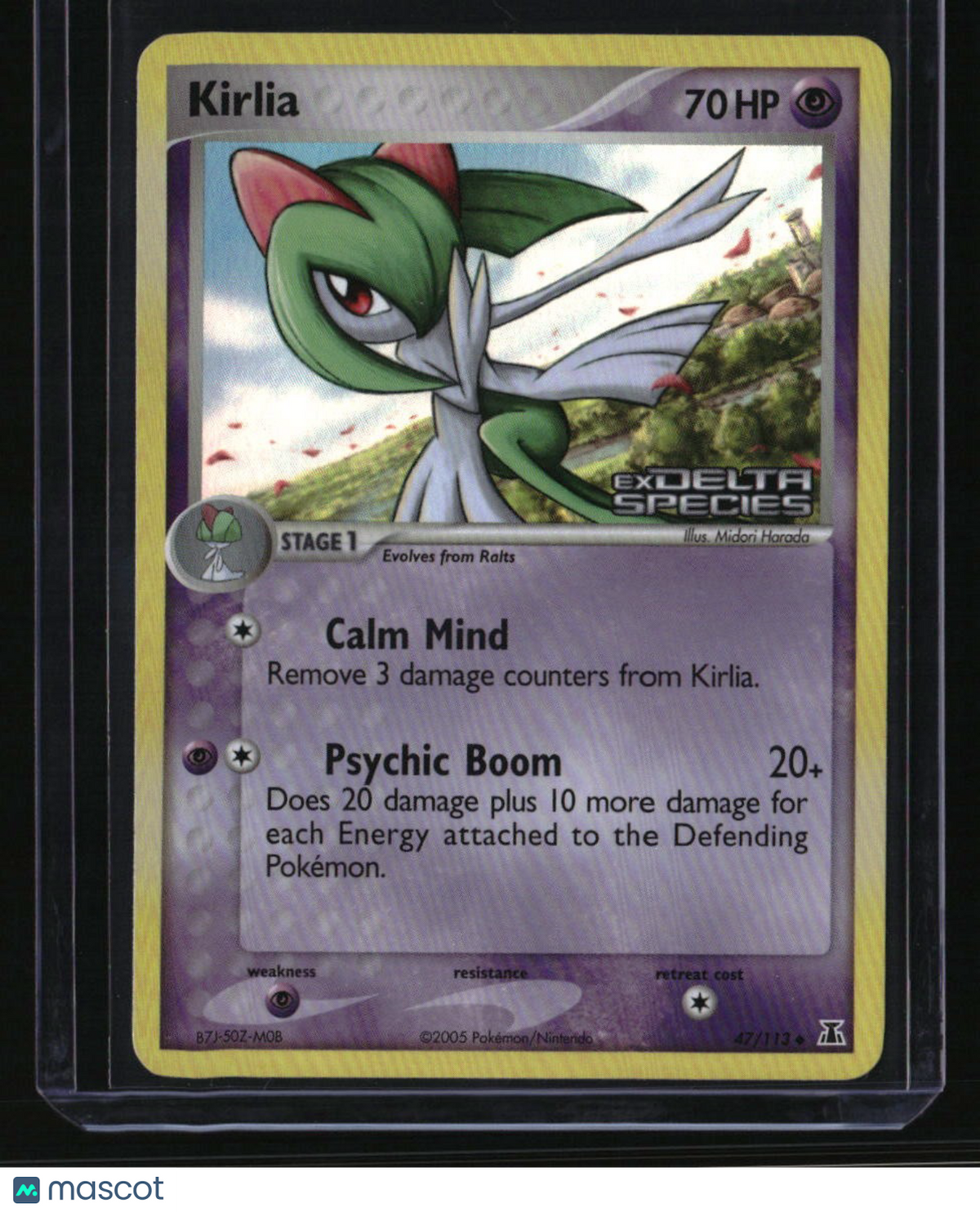 EX Delta Species Kirlia Reverse Holo