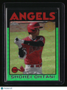 2021 Topps Chrome Shohei Ohtani 35th Anniversary Green Refractor #/99