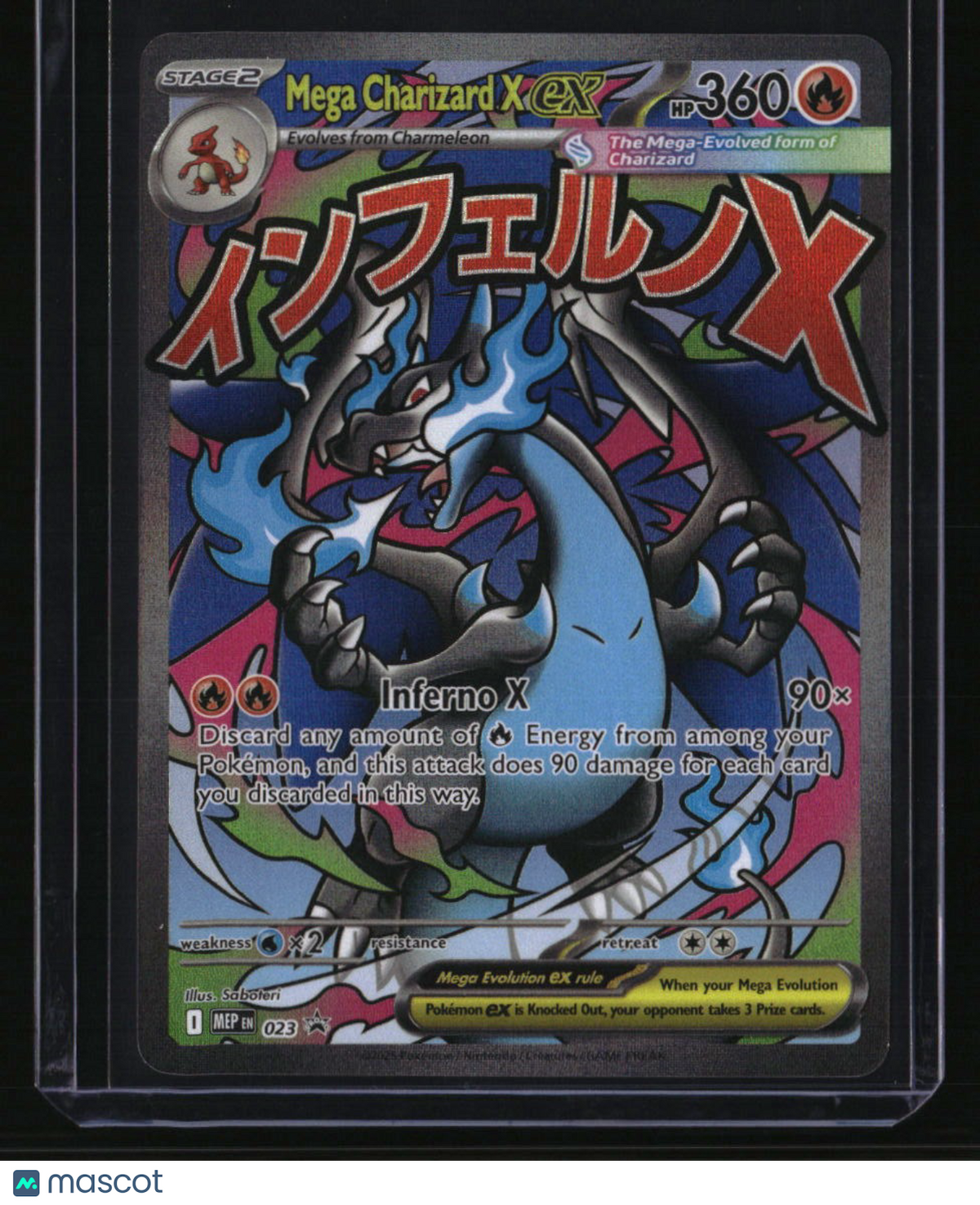 ME: Mega Evolution Promo Mega Charizard X ex